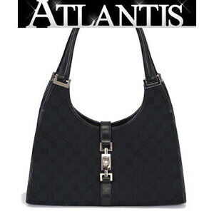 Gucci Jackie handbag GG black leather